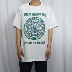画像3: 90's AFRICAN AMERICAN MALE メッセージプリントTシャツ (3)