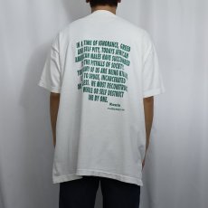画像4: 90's AFRICAN AMERICAN MALE メッセージプリントTシャツ (4)