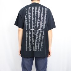画像4: George Carlin 放送禁止用語リスト コメディアンプリントTシャツ BLACK XL (4)