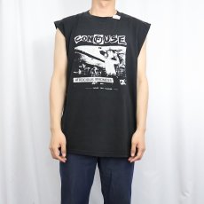 画像2: Atrocious Madness ハードコアパンクバンド カットオフスリーブTシャツ BLACK (2)