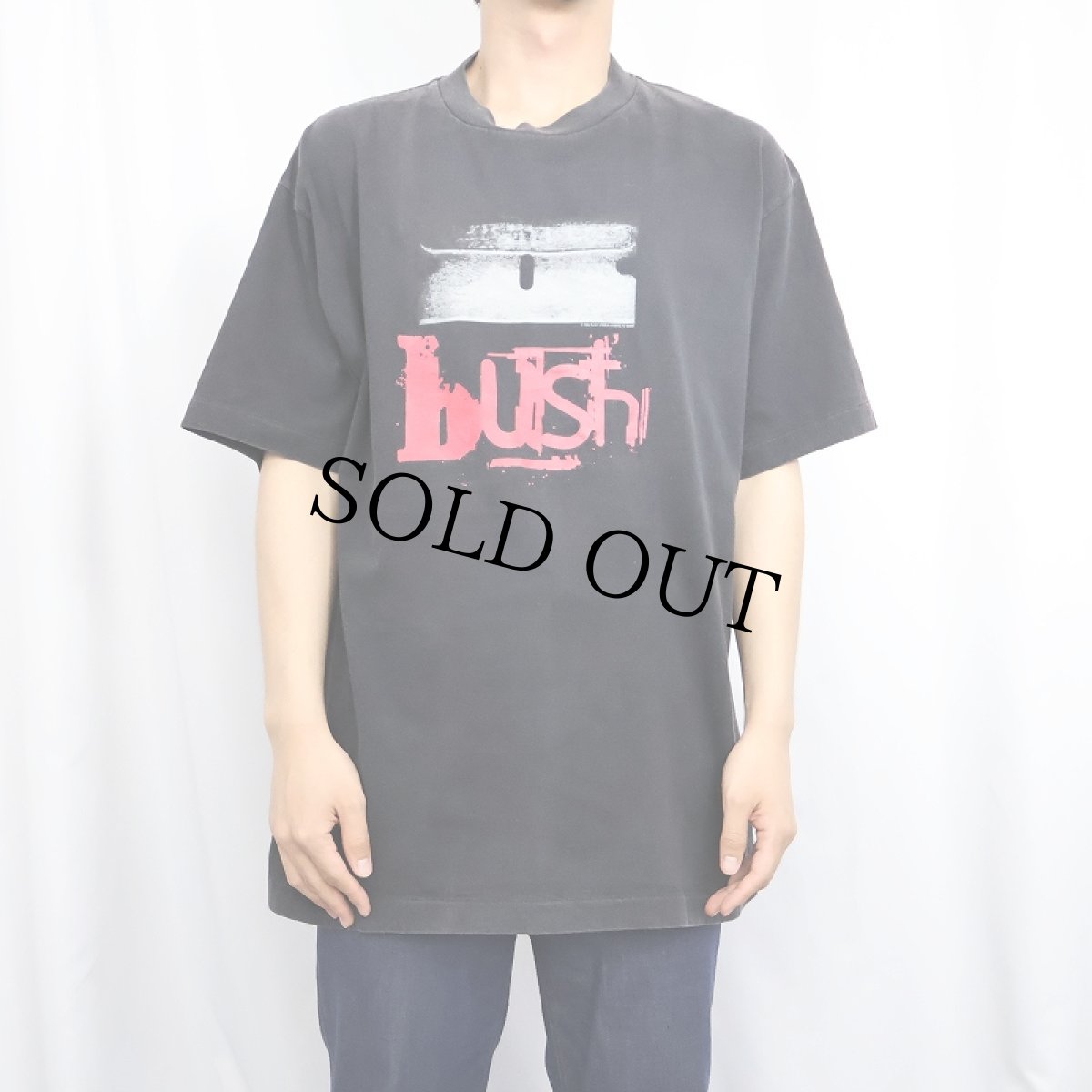 画像2: 90's bush USA製 ロックバンド プリントTシャツ BLACK XL (2)