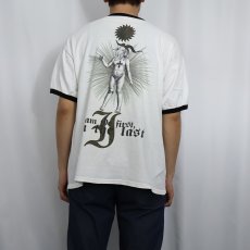 画像4: Septicflesh エクストリーム・メタルバンド プリントリンガーTシャツ (4)