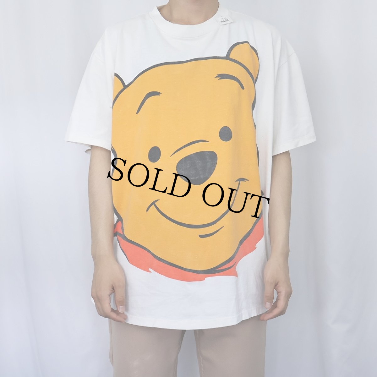 画像3: 90's WALT DISNEY USA製 "POOH" キャラクター 大判プリントTシャツ ONE SIZE (3)
