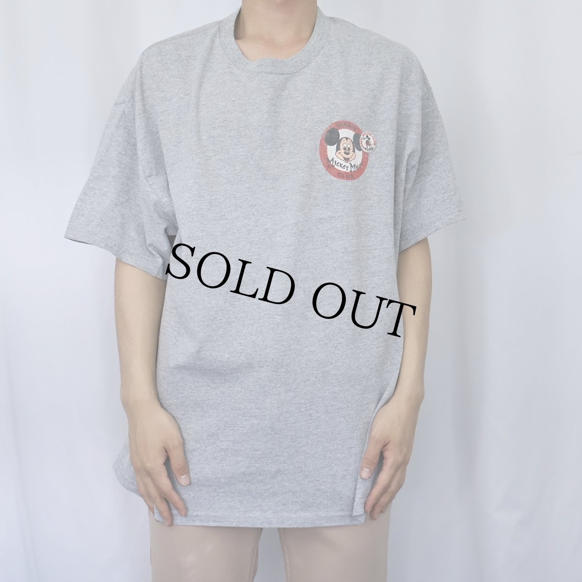画像2: WALT DISNEY WORLD "MICKEY MOUSE" キャラクタープリントTシャツ (2)