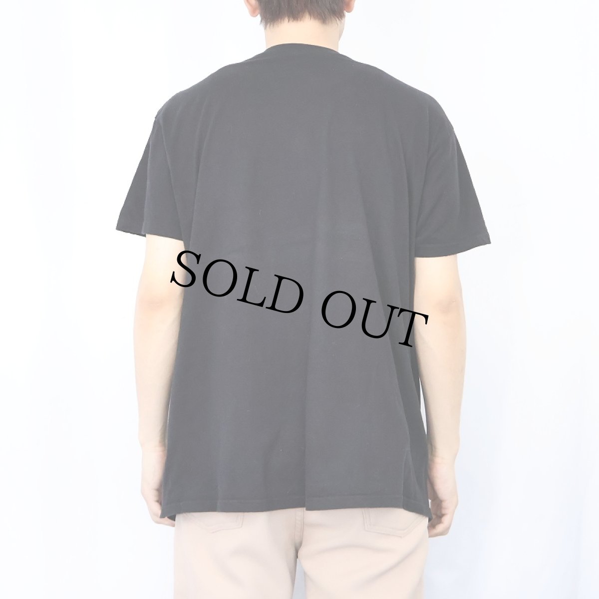 画像3: KURT COBAIN ミュージシャン プリントTシャツ BLACK (3)