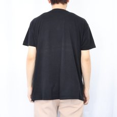 画像3: KURT COBAIN ミュージシャン プリントTシャツ BLACK (3)