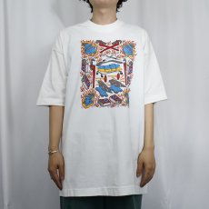 画像2: 90's USA製 CALEX ツールプリントTシャツ XL (2)