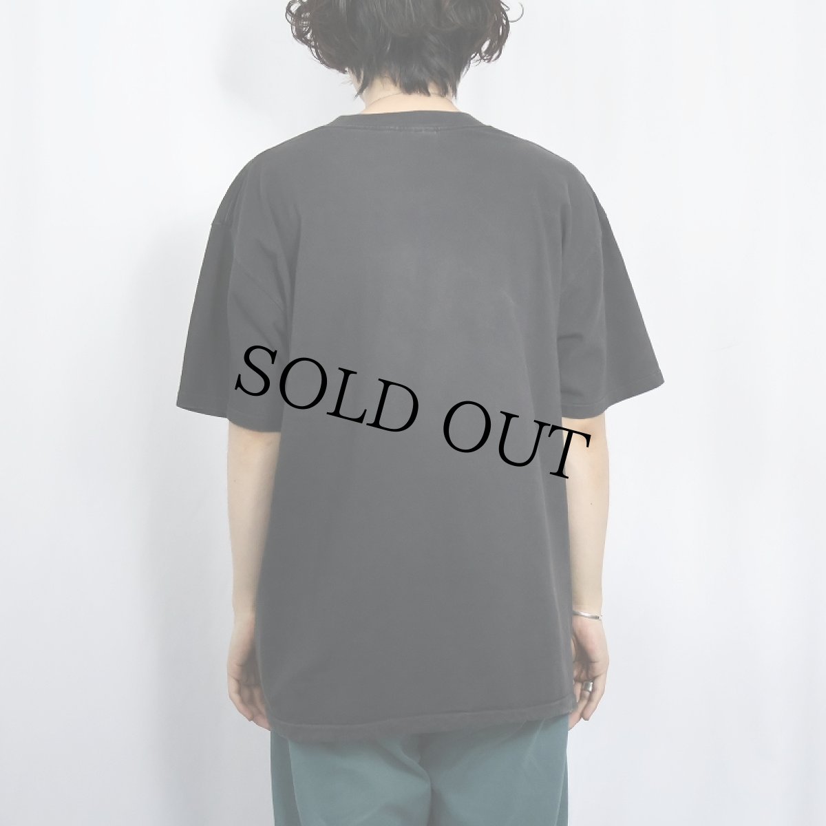 画像3: 90's USA製 BAREBONES スカルプリントTシャツ BLACK XL (3)