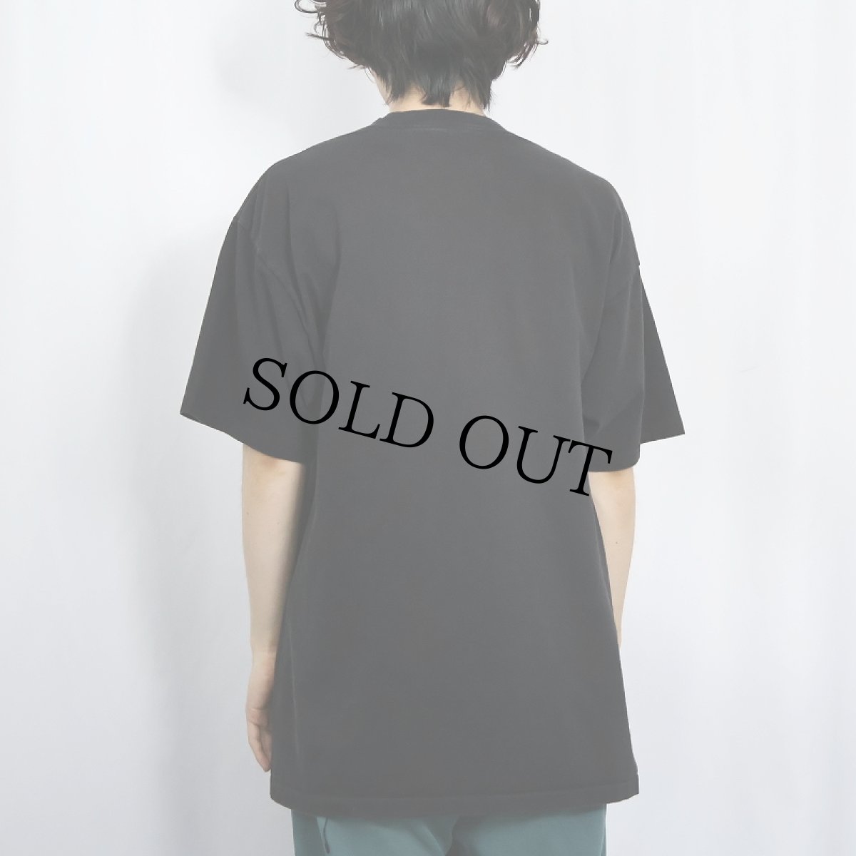 画像3: 90's USA製 スカルプリントTシャツ BLACK XL (3)