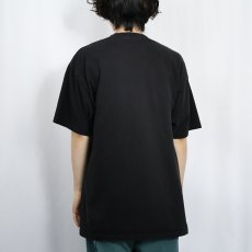 画像3: 90's USA製 スカルプリントTシャツ BLACK XL (3)