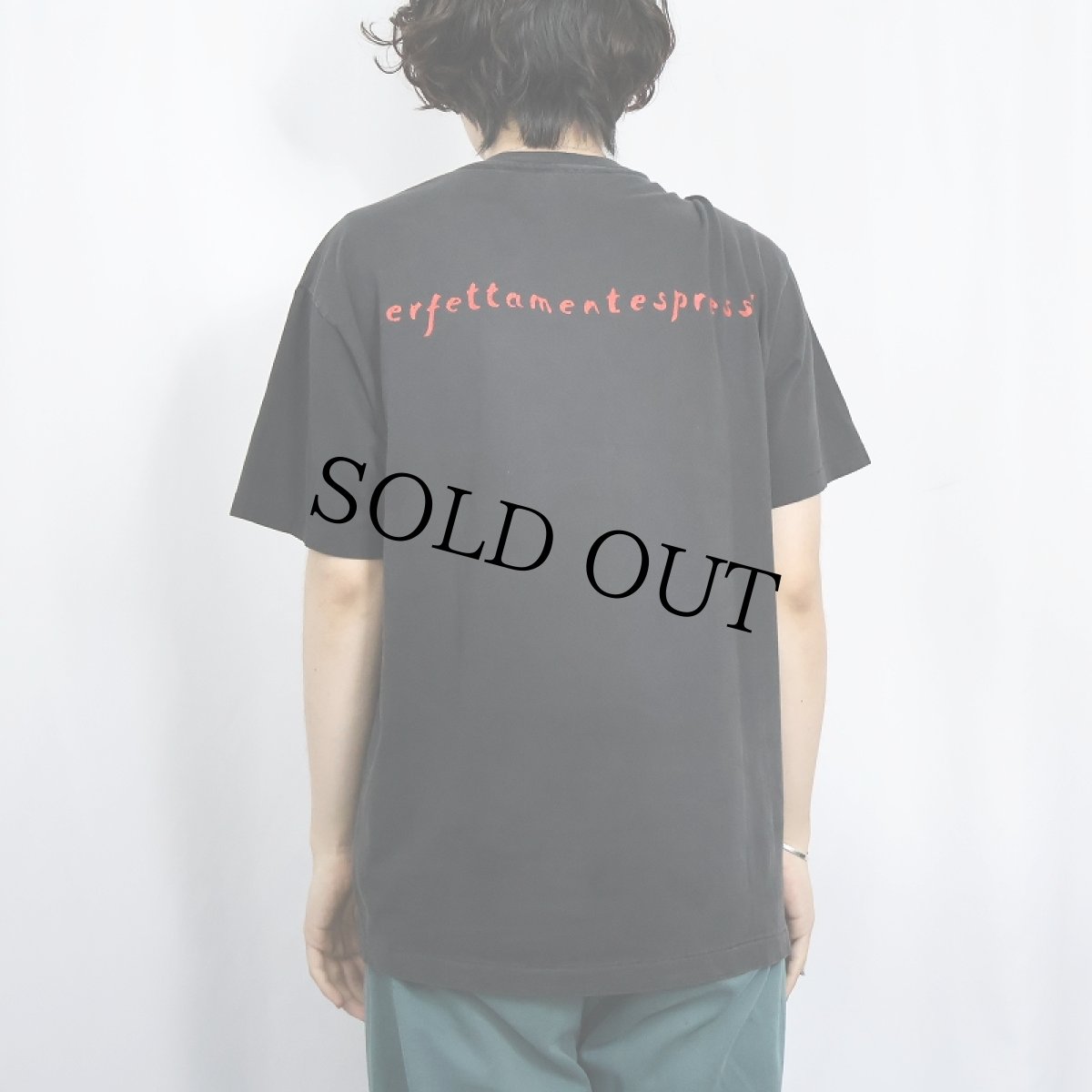 画像3: 90's illy CAFFE USA製 コーヒーブランド ポスタープリントTシャツ BLACK L (3)