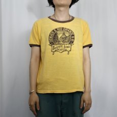 画像2: 80's DENVER & RIO GRANDE R.R. プリントリンガーTシャツ M (2)