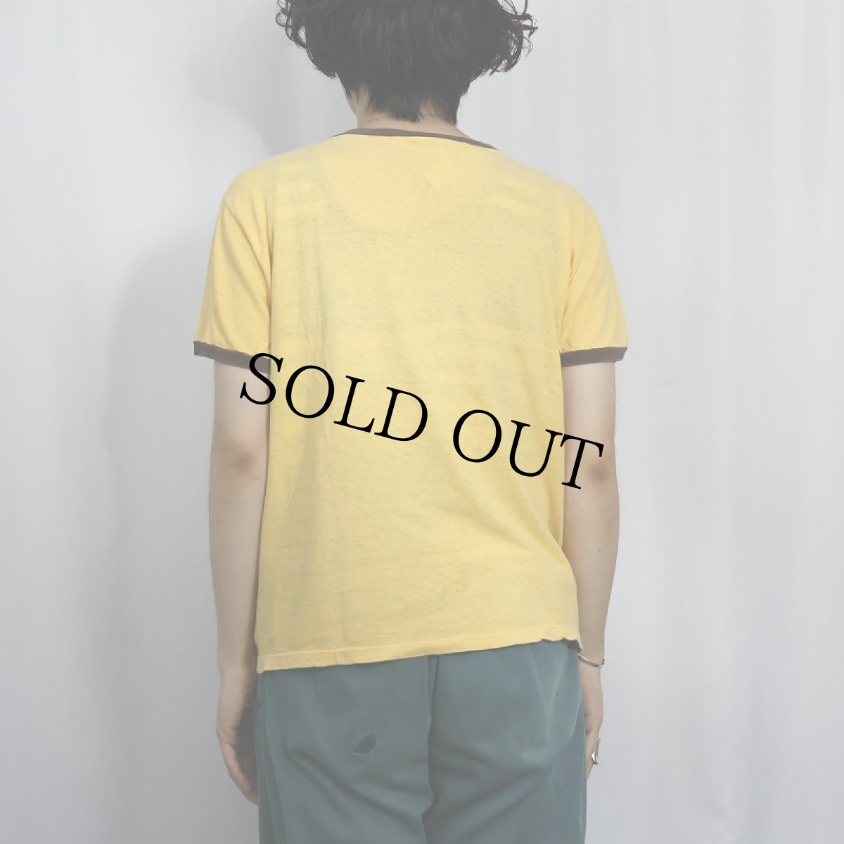 画像3: 80's DENVER & RIO GRANDE R.R. プリントリンガーTシャツ M (3)