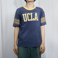 画像2: 80's Velva sheen USA製 "UCLA" プリントWINTシャツ L (2)