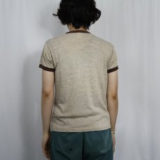 画像3: 70〜80's "REACH OUT AND TOUCH SOMEONE" プリントリンガーTシャツ M (3)