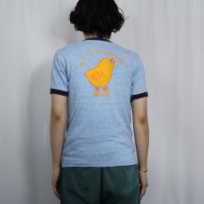 画像3: 80's I'm a little cheeper roughton プリントリンガーTシャツ (3)