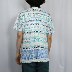 画像3: 90's USA製 マリン柄 プリントTシャツ L (3)
