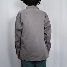 画像3: 60's KAST IRON マチ付き コットンワークシャツ (3)