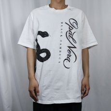 画像2: 90's OPAL NERA BLACK SAMBUCA USA製 リキュール 巻きプリントTシャツ XL (2)