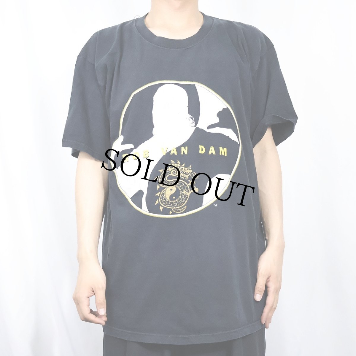 画像3: 90's〜 Rob Van Dam USA製 プロレスプリントTシャツ BLACK XL (3)