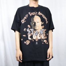 画像2: 2000's WWF "Stone Cold" プロレスプリントTシャツ BLACK XL (2)