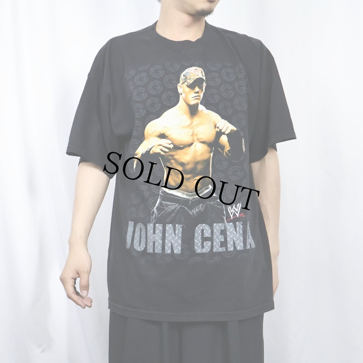 画像2: 2000's WWE "JOHN CENA" プロレスプリントTシャツ BLACK XL (2)