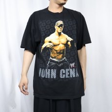 画像2: 2000's WWE "JOHN CENA" プロレスプリントTシャツ BLACK XL (2)