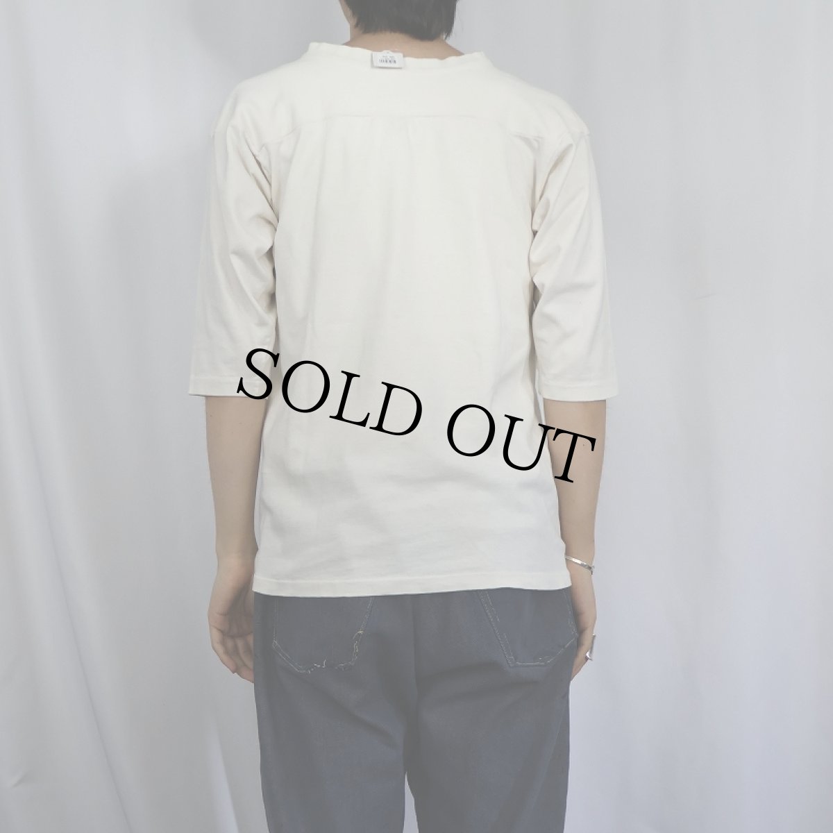 画像3: 70〜80's NIKE "ゴツナイキ"  染み込みプリント フットボールTシャツ SM (3)