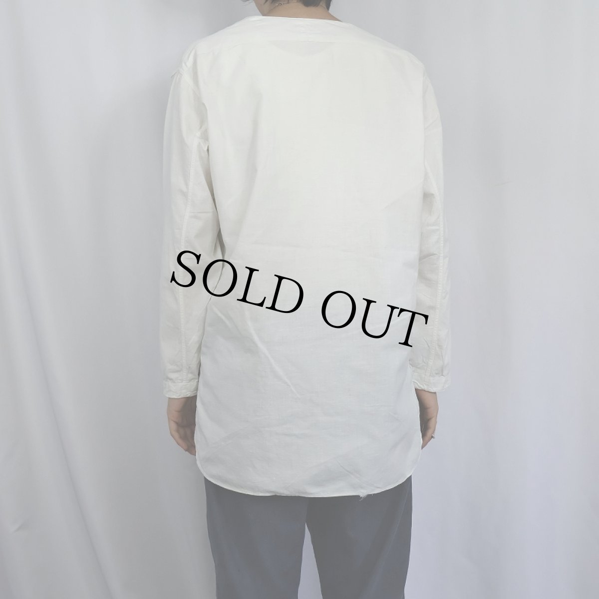 画像3: 40's コットンスリーピングシャツ (3)