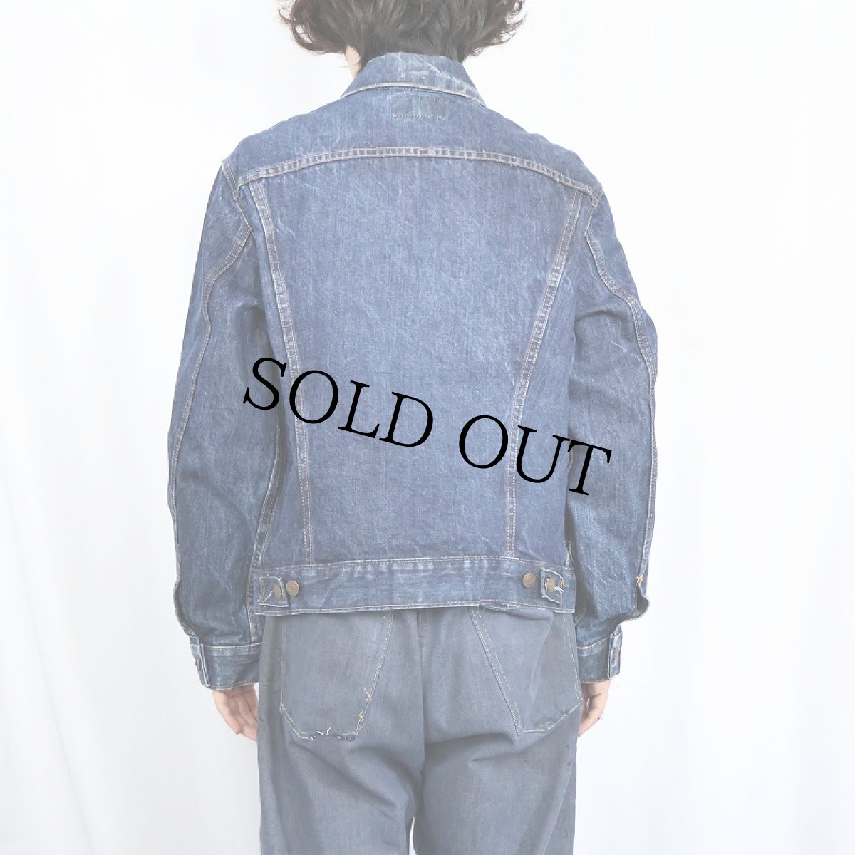 画像3: 60〜70's LEVI'S 70505 BIGE USA製 デニムジャケット (3)