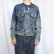 画像2: 60〜70's LEVI'S 70505 BIGE デニムジャケット (2)