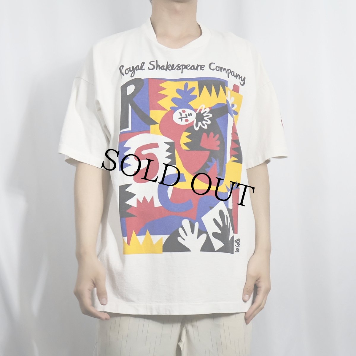 画像2: 90's Royal Shakespeare Company 劇団 プリントTシャツ XL (2)