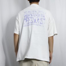 画像3: 90's BEETHOVEN USA製 ピアニストプリントTシャツ XL (3)