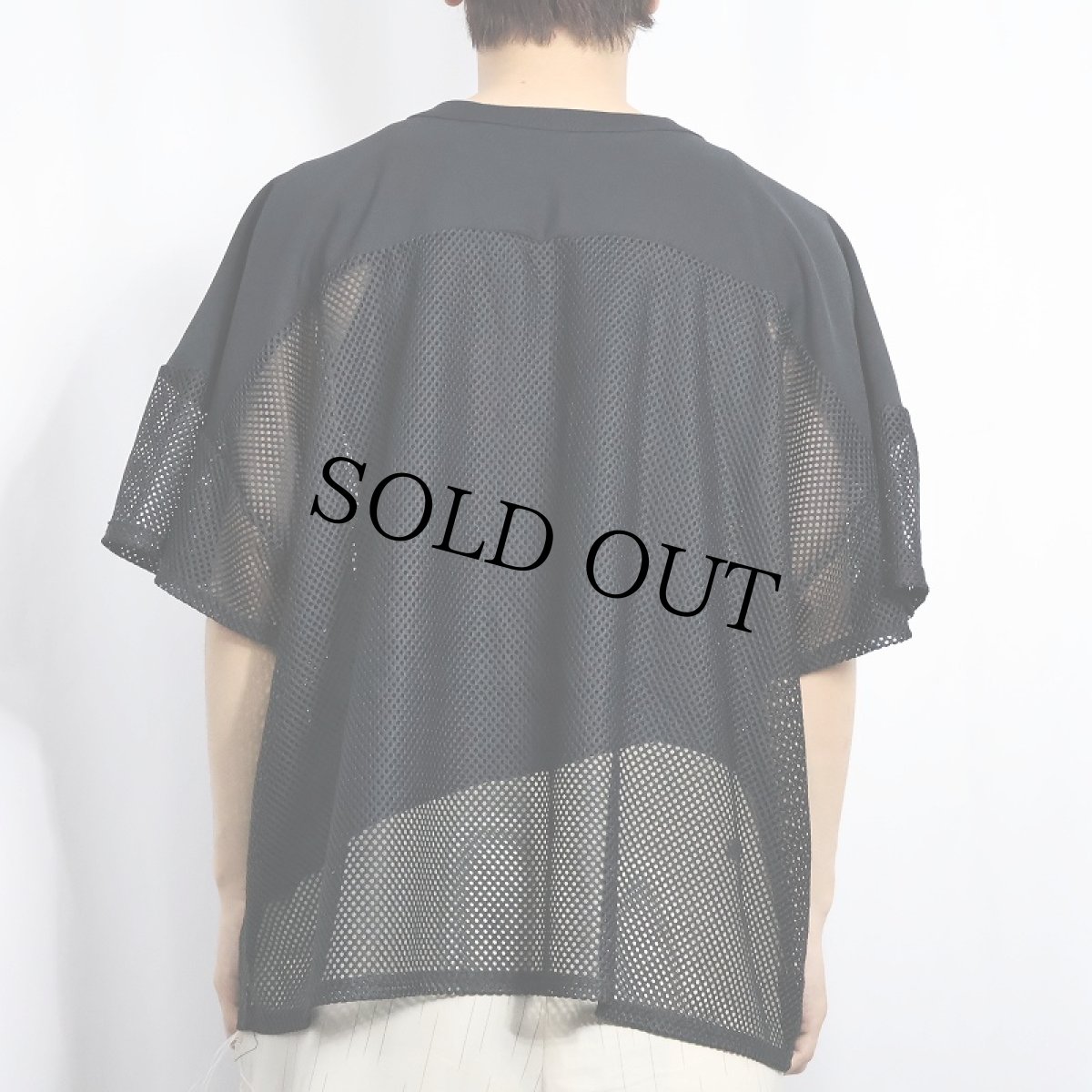 画像3: 80〜90's RUSSELL ATHLETIC USA製 メッシュフットボールシャツ BLACK XXXL (3)