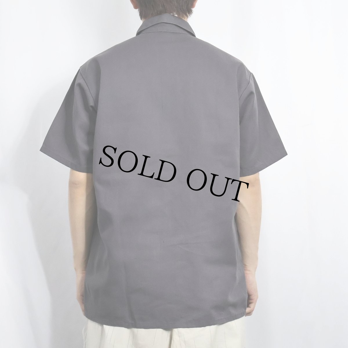 画像3: 90's BEN DAVIS USA製 ハーフジップ ワークシャツ M (3)