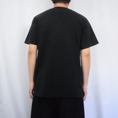 画像3: 90's Ken Brown USA製 アートプリントTシャツ BLACK L (3)