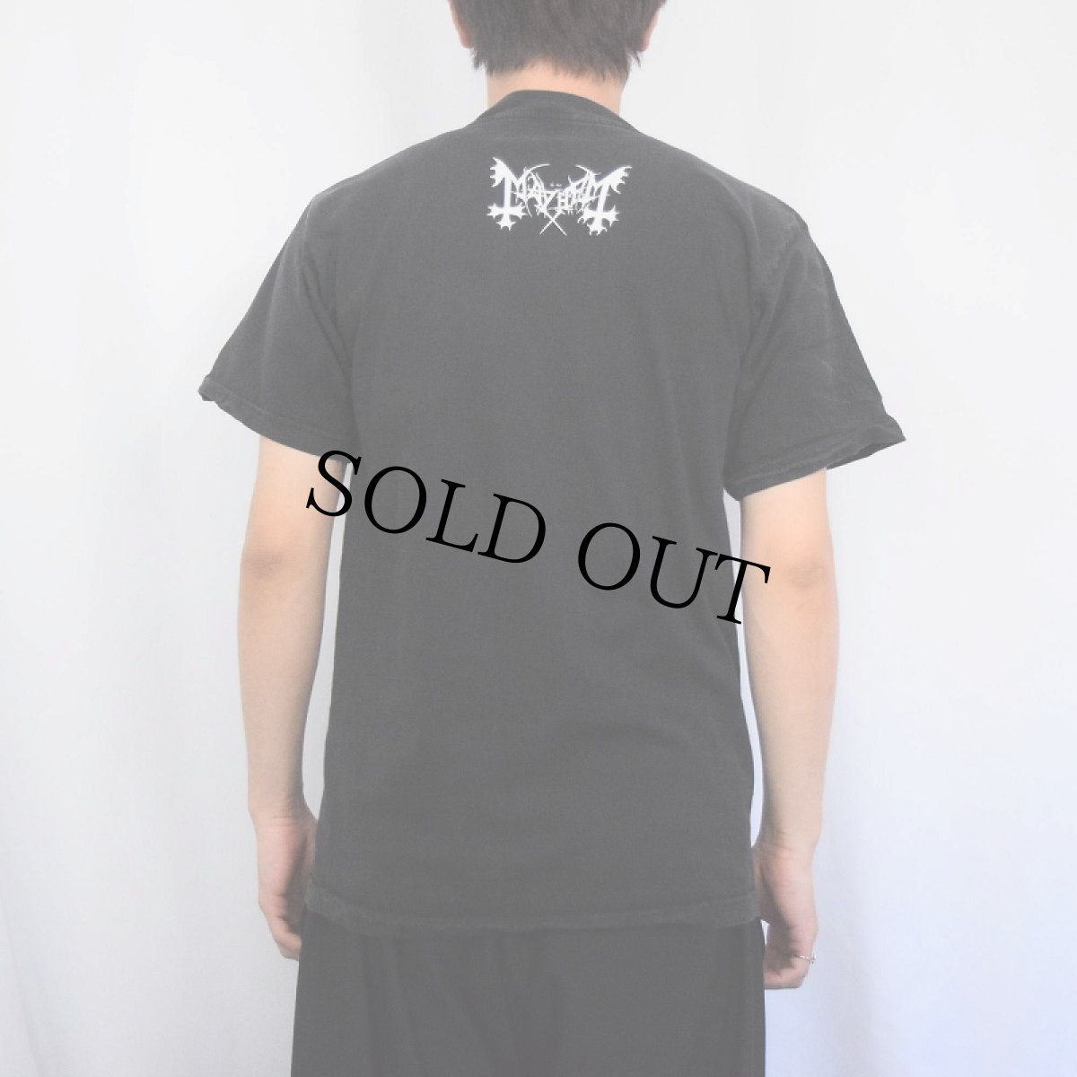 画像3: Mayhem ブラックメタルバンド  プリントTシャツ BLACK M (3)