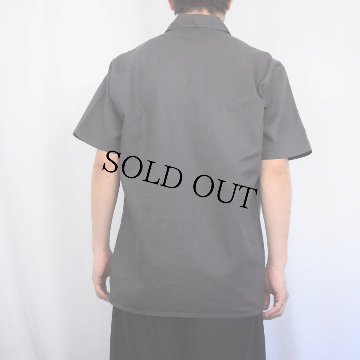 画像3: 90's BEN DAVIS USA製 ハーフジップ ワークシャツ M (3)