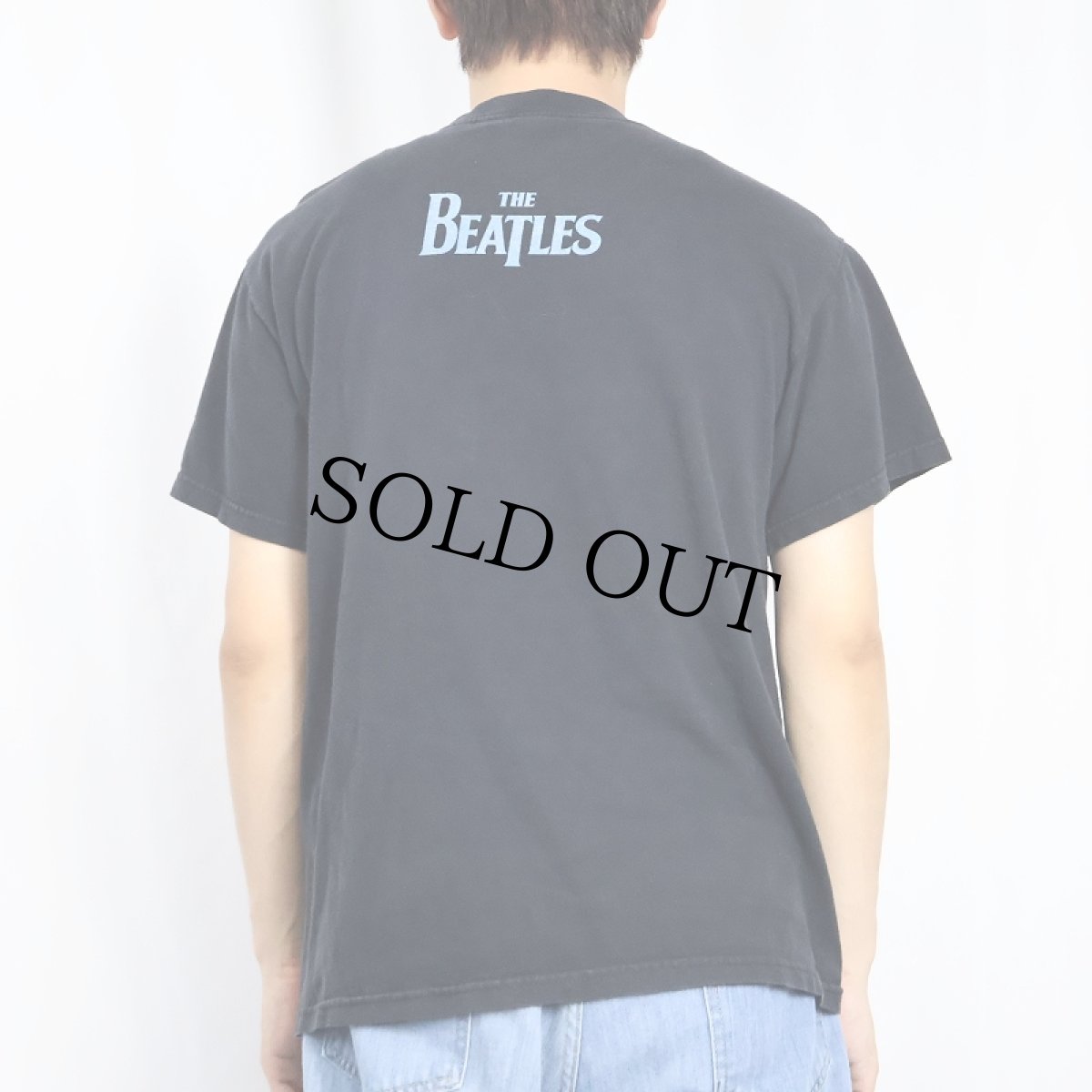 画像3: 2000's THE BEATLES ロックバンド プリントTシャツ BLACK (3)