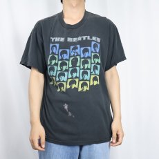 画像2: 2000's THE BEATLES ロックバンド プリントTシャツ BLACK L (2)