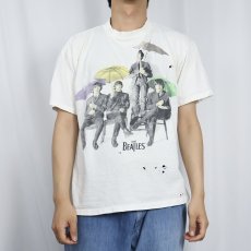 画像2: 90's THE BEATLES USA製 ロックバンド プリントTシャツ L (2)