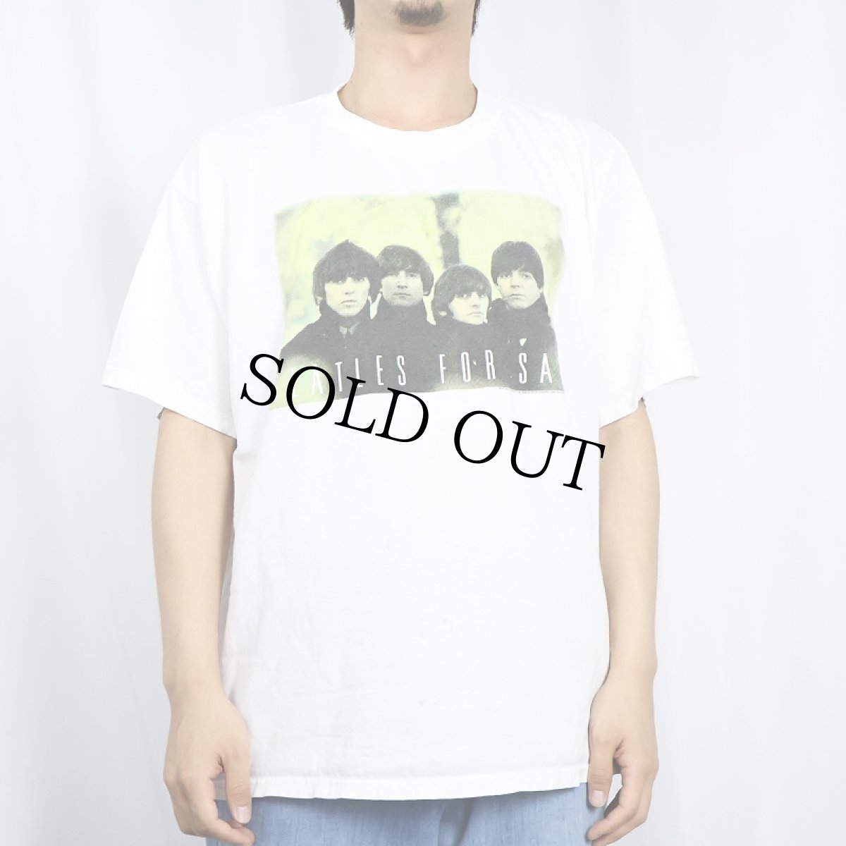 画像2: 90's THE BEATLES "BEATLES FOR SALE" ロックバンド アルバムプリントTシャツ XL (2)