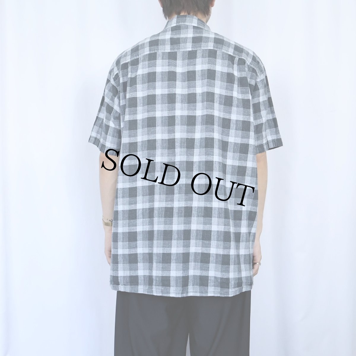 画像3: 2014SS Patagonia チェック柄 ヘンプ×コットンシャツ XL (3)