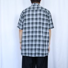 画像3: 2014SS Patagonia チェック柄 ヘンプ×コットンシャツ XL (3)
