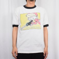 画像2: 90's LESS THAN JAKE スカコア・バンド プリント リンガーTシャツ L (2)
