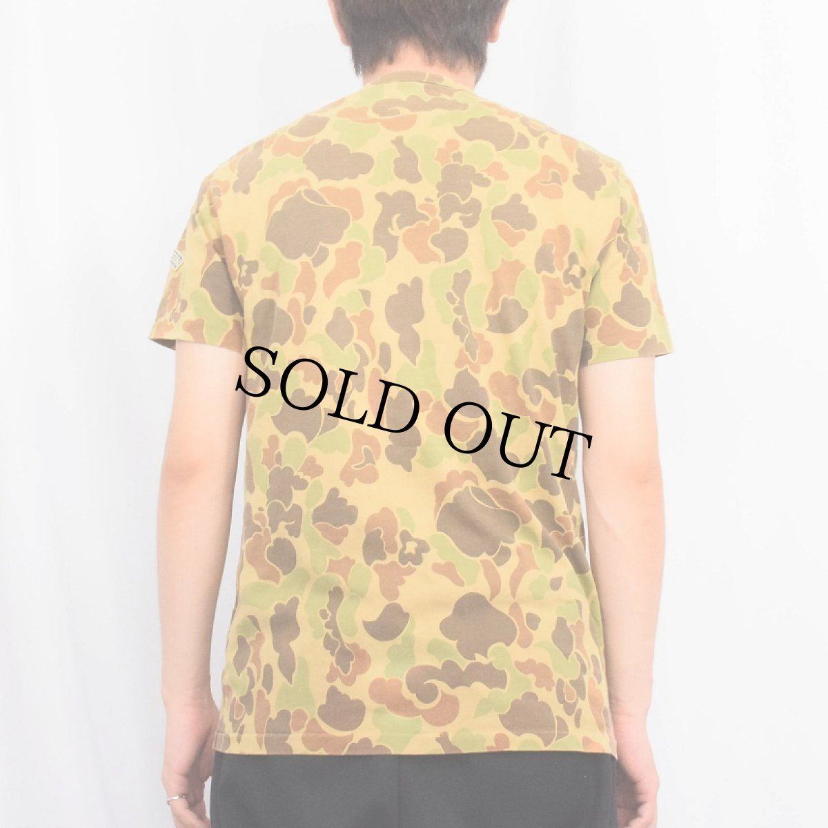 画像3: POLO Ralph Lauren "FISH AND GAME CLUB" 刺繍入り カモ柄Tシャツ M (3)