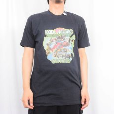 画像2: 80's "KOOL MUSIC ON TOUR" プリントTシャツ BLACK XL (2)
