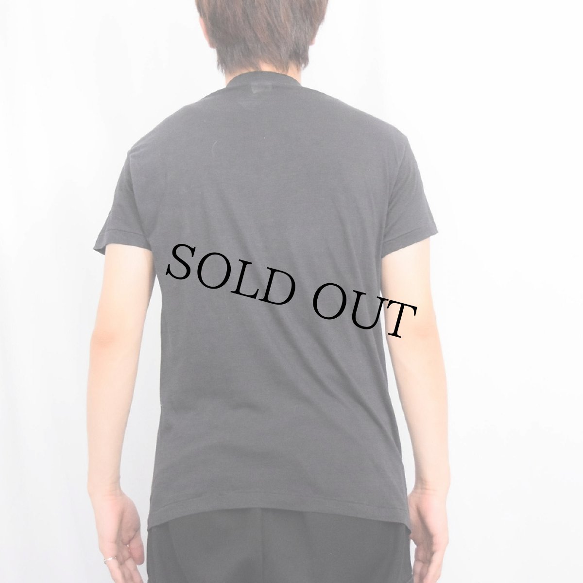 画像3: 80's "57 CHEVY" クラシックカー ラメプリントTシャツ BLACK L (3)