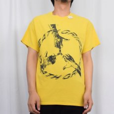 画像3: DEATH GRIPSS ヒップホップバンド プリントTシャツ M (3)