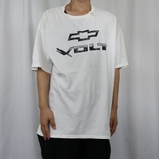 画像3: Chevrolet Bolt "Are you plugged in?" 自動車メーカー プリントTシャツ XL (3)